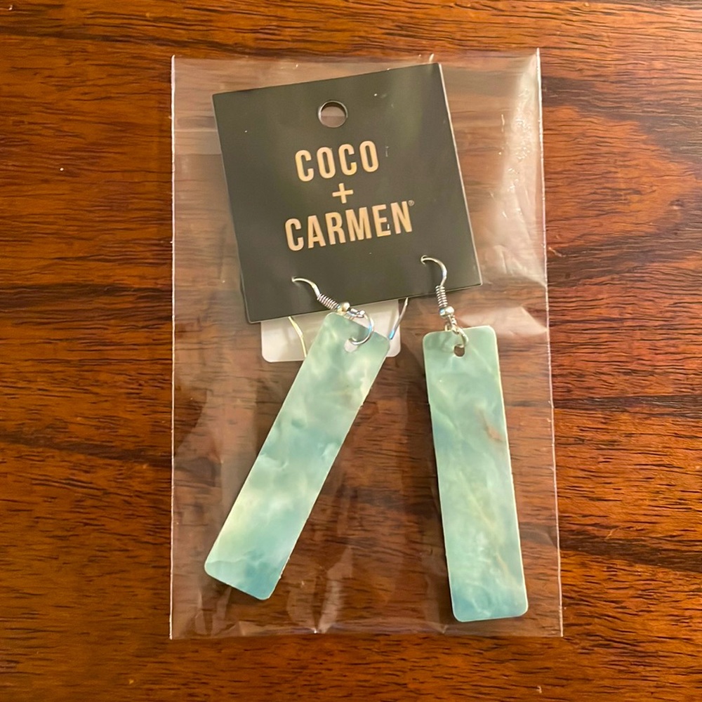Coco+Carmen vegan leather earrings